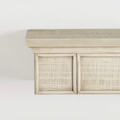 Traditional Whitewashed Wood Wall Shelf-Kirkland's Home Store
