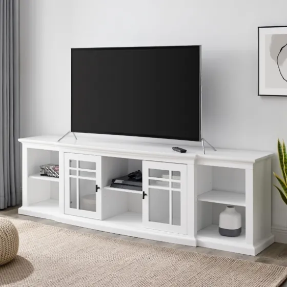 Transitional Breakfront 2-Door Media Console-Kirkland's Home Discount