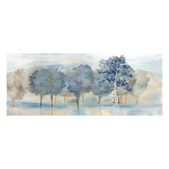 Tree Line Reflection Panel Giclee Canvas Art Print-Kirkland's Home Store