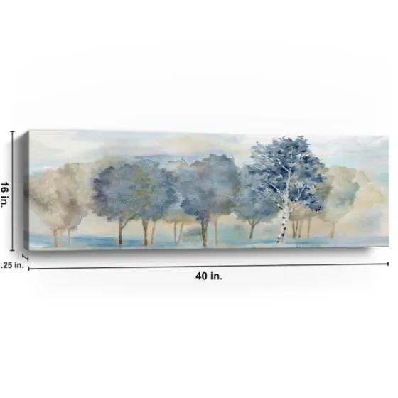 Tree Line Reflection Panel Giclee Canvas Art Print-Kirkland's Home Store