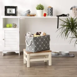 Trellis Paw Print Storage Basket, 14 In.-Kirkland's Home Store