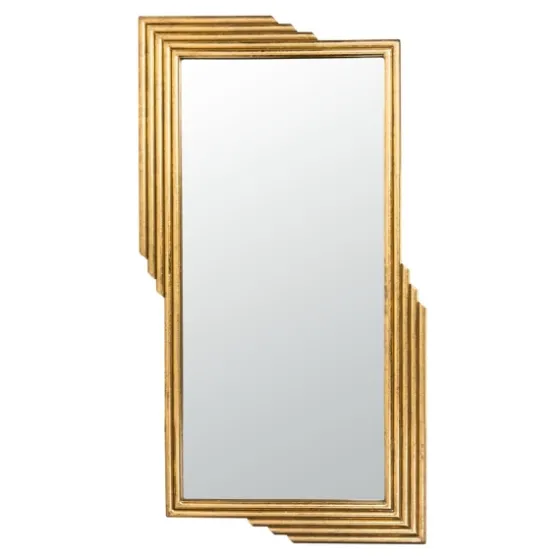 Trenla Gold Linear Wall Mirror-Kirkland's Home Fashion