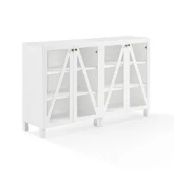 Triangle 4-Door Wood Media Cabinet-Kirkland's Home Discount