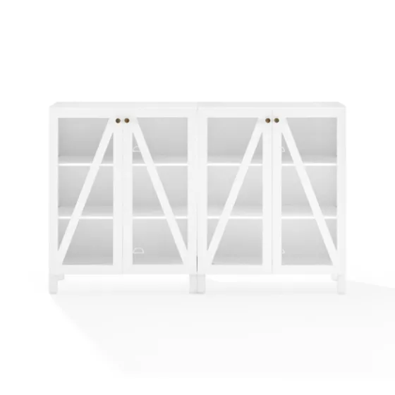 Triangle 4-Door Wood Media Cabinet-Kirkland's Home Discount