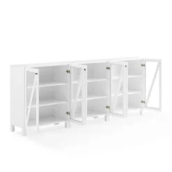 Triangle 6-Door Wood Media Cabinet-Kirkland's Home Shop
