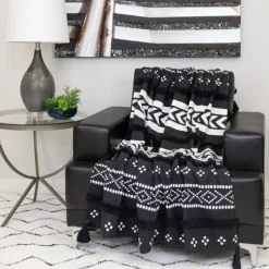 Tribal Tufted Stripe Throw-Kirkland's Home Cheap