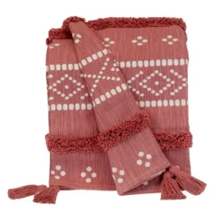 Tribal Tufted Stripe Throw-Kirkland's Home Sale