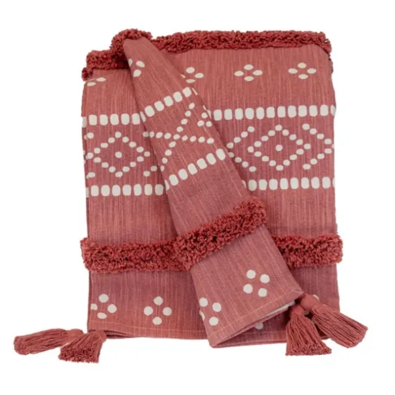 Tribal Tufted Stripe Throw-Kirkland's Home Sale