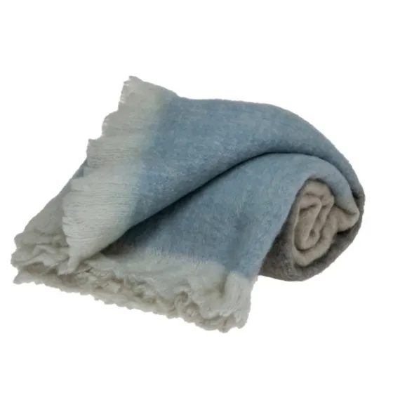 Tri-Color Wool Handloomed Throw-Kirkland's Home New