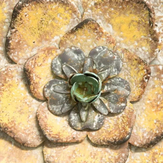 Tri-Colored Rustic Flower Wall Plaques, Set Of 3-Kirkland's Home Best
