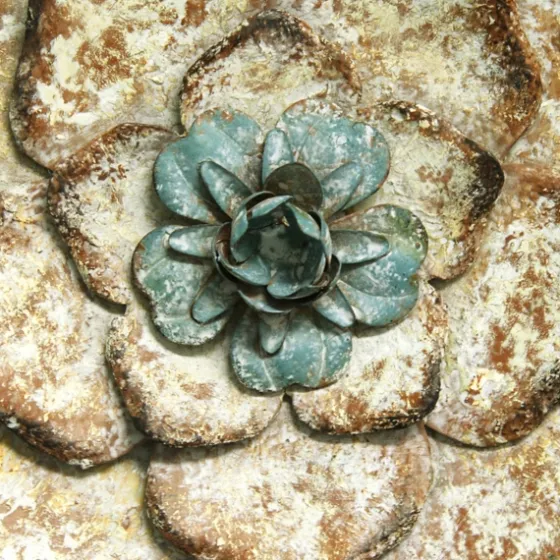 Tri-Colored Rustic Flower Wall Plaques, Set Of 3-Kirkland's Home Best