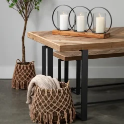 Triple Loop Silver Decorative Candle Holder-Kirkland's Home Store