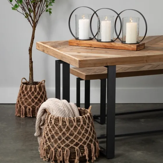 Triple Loop Silver Decorative Candle Holder-Kirkland's Home Store