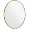 Trish Brass Forged Oval Wall Mirror-Kirkland's Home New