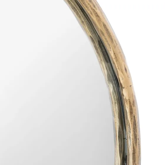 Trish Brass Forged Oval Wall Mirror-Kirkland's Home New