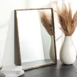 Trish Brass Forged Rectangle Wall Mirror-Kirkland's Home Store