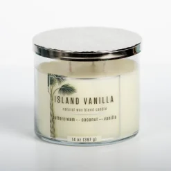 Tropical Island Vanilla Triple Wick Jar Candle-Kirkland's Home Flash Sale