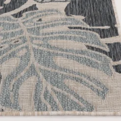 Tropical Leaf Indoor/Outdoor Area Rug, 5X7-Kirkland's Home Discount