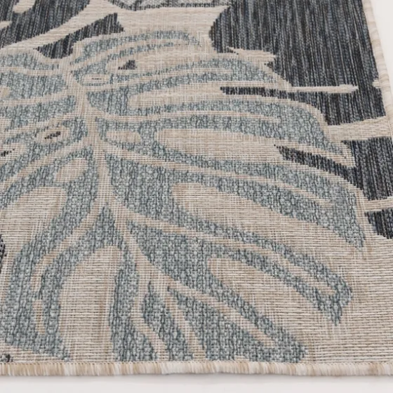 Tropical Leaf Indoor/Outdoor Area Rug, 5X7-Kirkland's Home Discount