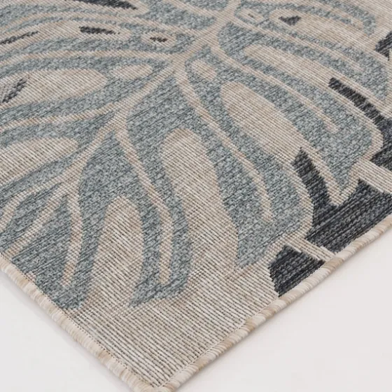 Tropical Leaf Indoor/Outdoor Area Rug, 5X7-Kirkland's Home Discount