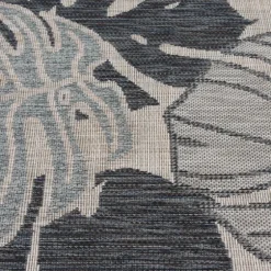 Tropical Leaf Indoor/Outdoor Area Rug, 5X7-Kirkland's Home Discount