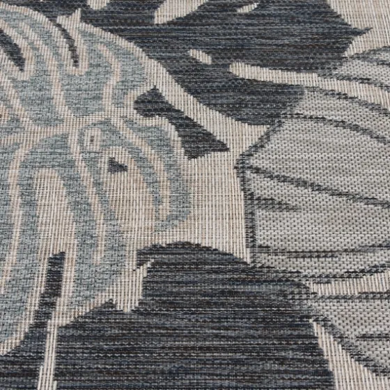 Tropical Leaf Indoor/Outdoor Area Rug, 5X7-Kirkland's Home Discount