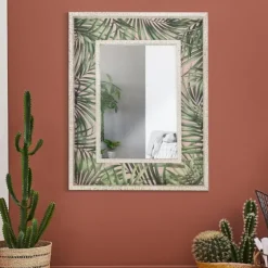 Tropical Leaf Print Mirror-Kirkland's Home Best Sale