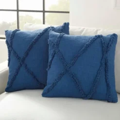 Tufted Abstract Diamond Pillows, Set Of 2-Kirkland's Home Online