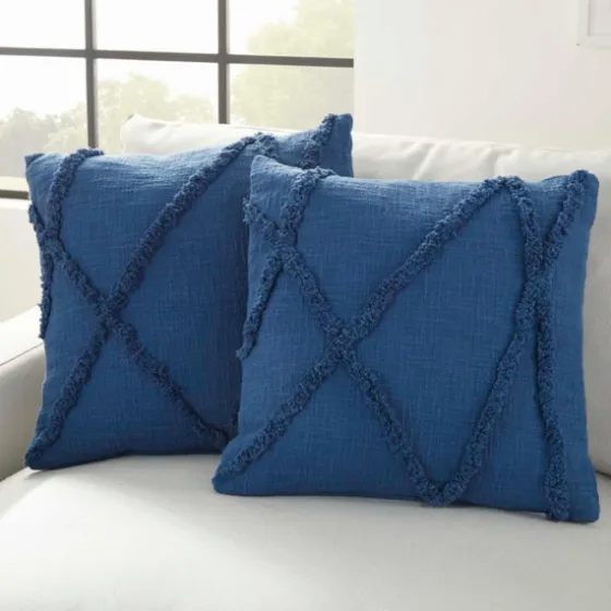 Tufted Abstract Diamond Pillows, Set Of 2-Kirkland's Home Online