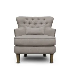 Tufted Armchair With Lumbar Pillow-Kirkland's Home Store