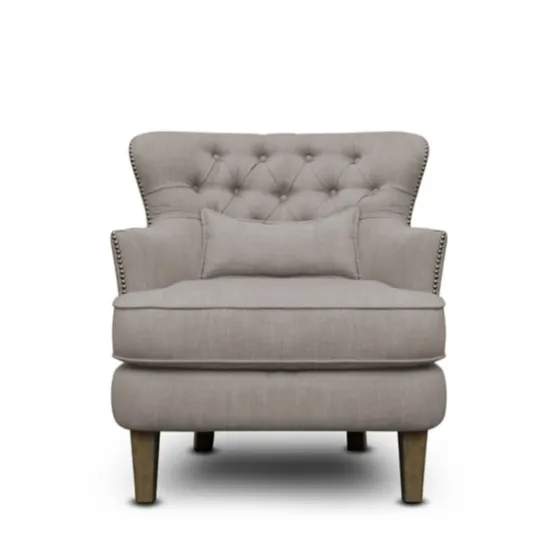 Tufted Armchair With Lumbar Pillow-Kirkland's Home Store