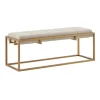 Tufted Bronze Metal Bench-Kirkland's Home Cheap