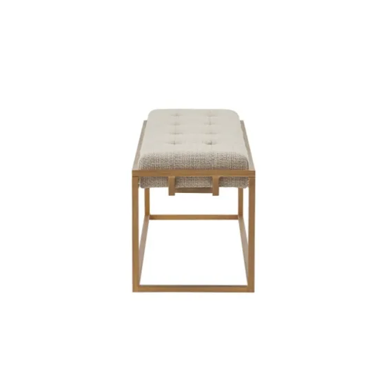 Tufted Bronze Metal Bench-Kirkland's Home Cheap