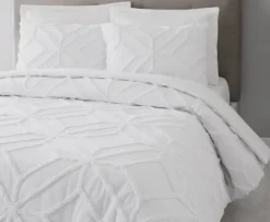 Tufted Chenille 3-Pc. King Duvet Set-Kirkland's Home Shop