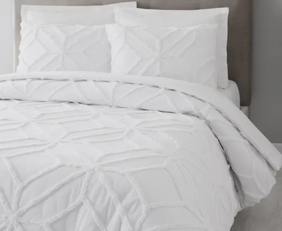 Tufted Chenille 3-Pc. King Duvet Set-Kirkland's Home Shop