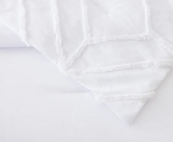 Tufted Chenille 3-Pc. King Duvet Set-Kirkland's Home Shop