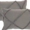 Tufted Diamond Lumbar Pillows, Set Of 2-Kirkland's Home Online