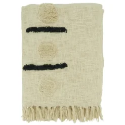Tufted Dots And Dashes Throw-Kirkland's Home Flash Sale