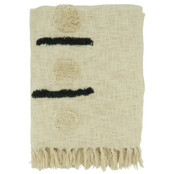 Tufted Dots And Dashes Throw-Kirkland's Home Flash Sale