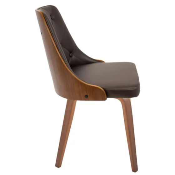Tufted Faux Leather Dining Chairs, Set Of 2-Kirkland's Home Cheap