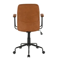Tufted Faux Leather Office Chair-Kirkland's Home Flash Sale