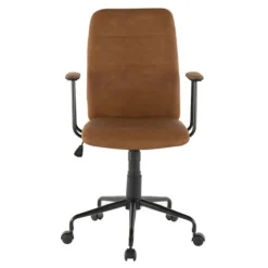 Tufted Faux Leather Office Chair-Kirkland's Home Flash Sale