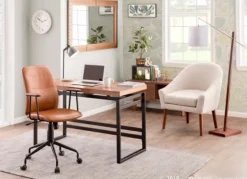 Tufted Faux Leather Office Chair-Kirkland's Home Flash Sale