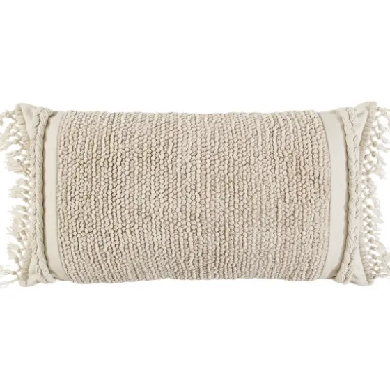 Tufted Macrame Tassels Lumbar Pillow-Kirkland's Home Discount