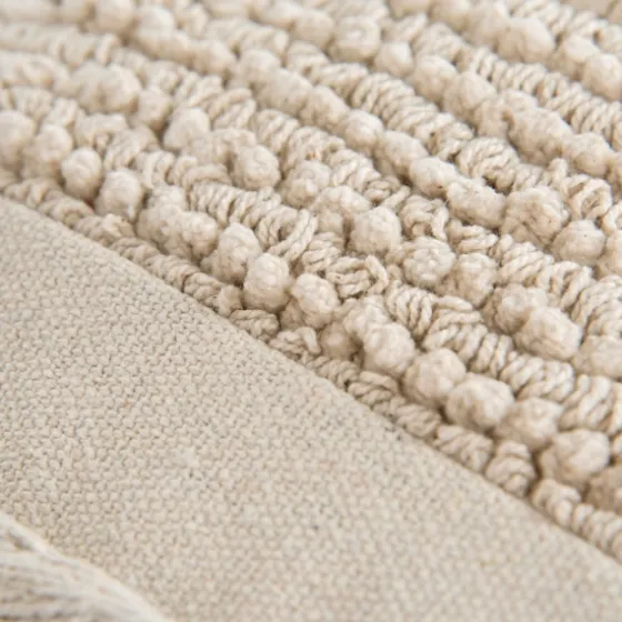 Tufted Macrame Tassels Lumbar Pillow-Kirkland's Home Discount