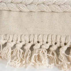 Tufted Macrame Tassels Lumbar Pillow-Kirkland's Home Discount