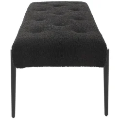 Tufted Shearling Bench-Kirkland's Home Clearance