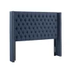 Tufted Upholstered Metal Leg Queen Headboard-Kirkland's Home Discount