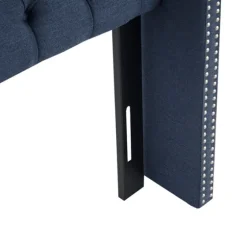 Tufted Upholstered Metal Leg Queen Headboard-Kirkland's Home Discount
