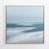 Turquoise Abstract Ocean Framed Canvas Art Print-Kirkland's Home Cheap